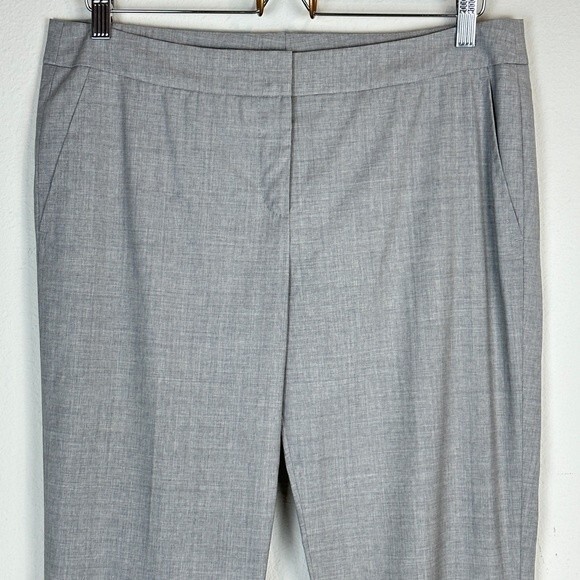 Akris Punto Lightweight Wool Grey Trouser Pants 8 - Picture 2 of 9